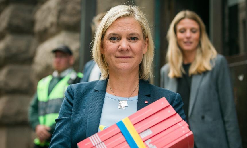 Магдалена Андерссон проработала премьер-министром только день. Фото Socialdemokraterna (CC BY-NC-ND 2.0)